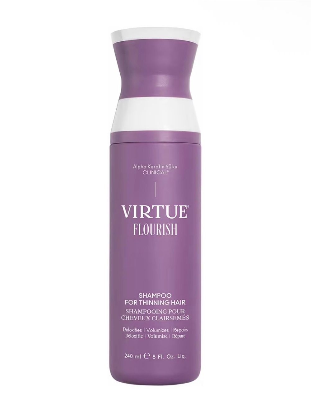 VIRTUE Flourish Shampoo For Thinning Hair 8 fl. oz. NEW